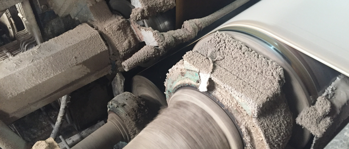 Couch roll bearing damage Couch roll bearing damage