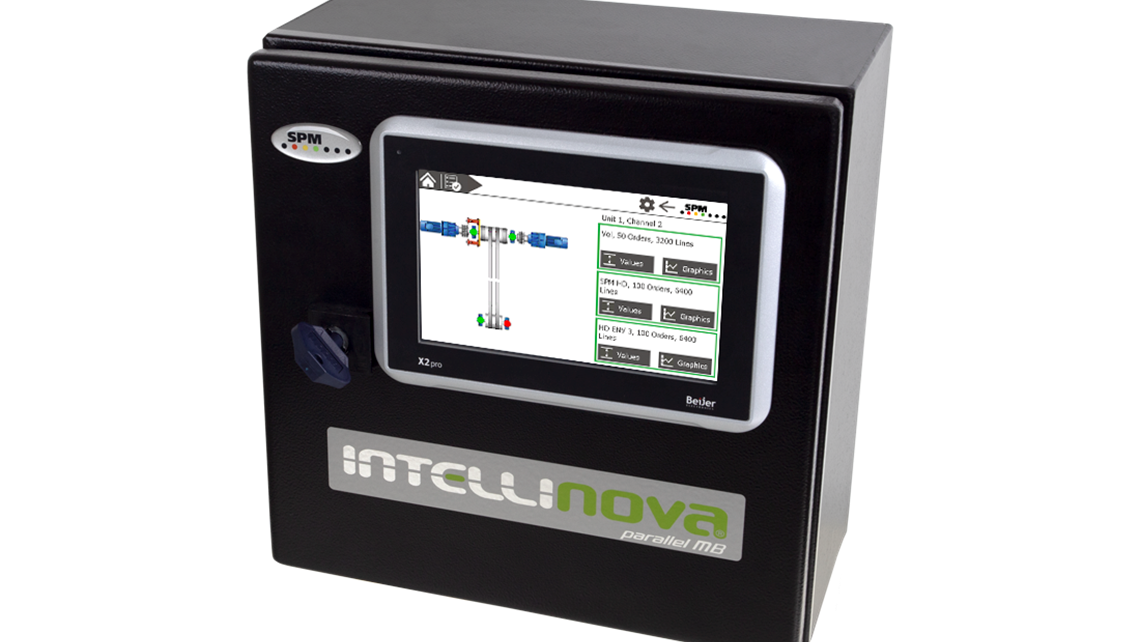 Intellinova Parallel MB system with HMI display installed on the cabinet Intellinova Parallel MB system with HMI display installed on the cabinet